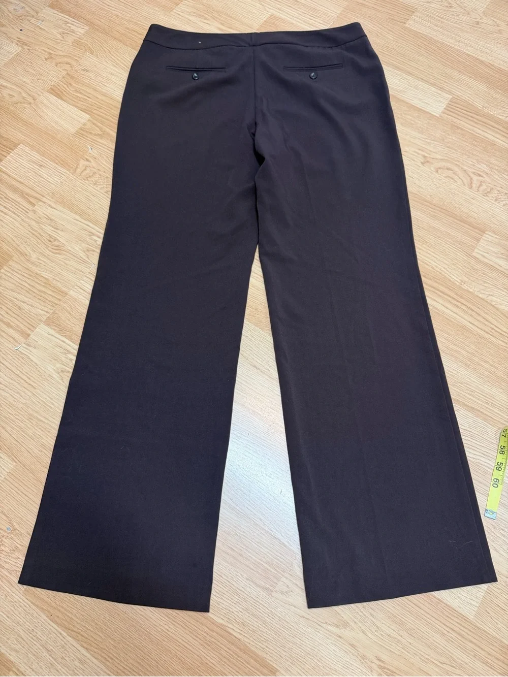 Alfani Size 14 Brown Dress Pants Career Straight Leg Stretch
